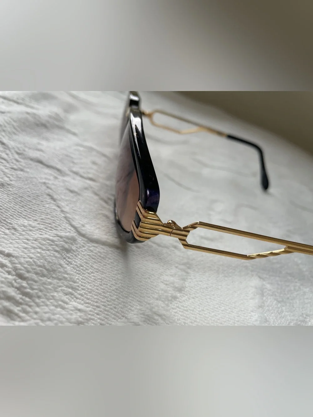 Alpina Genesis Project by Zucchelli brown gold flake pristine Frames 58-12-135